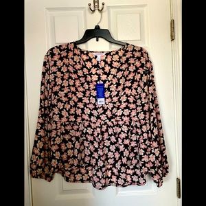 Pretty Flower Print Blouse
